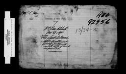 NORTHERN SUPERINTENDENCY, 3RD DIVISION - SAULT STE. MARIE - AFFIDAVITS OF SETTLEMENT DUTIES PERFORMED ON LOTS IN THE TOWNSHIP OF LAIRD 1889