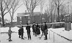 On the Winter Holme Private Rink 8 Jan. 1908