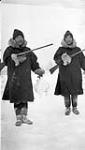 Inuit men, Uluksak and Sinisiak, after a hunt of ptarmigans n.d.