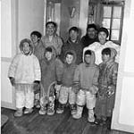 Group of Inuit who were residing in the Industrial Home at Chesterfield Inlet (Igluligaarjuk) Spring 1950