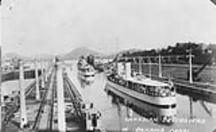 Canadian Destroyers in Panama Canal n.d.