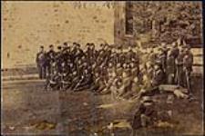 [Group photo of Canadian Militia who repelled Fenians] ca. 1870-1871.