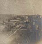 Aerial view of Dominion Bridge Company Ltd. Lachine plant early 20th century.