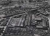 Aerial view of Dominion Bridge Company Ltd. Lachine plant Jan. 1927.