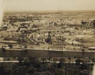 Aerial view of Dominion Bridge Company Ltd. Lachine plant 25 Jan. 1927.