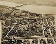 Aerial view of Dominion Bridge Company Ltd. Lachine plant 1927.