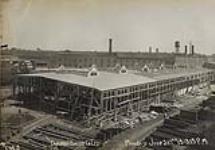 Construction of Dominion Bridge Company Ltd. Lachine plant. Monday June 21st, 1915 - 3:15 P.M 21 June 1914.