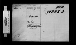 CARADOC AGENCY - REQUISITION OF THE CHIPPEWAS OF THE THAMES TO PAY CERTAIN ACCOUNTS 1896
