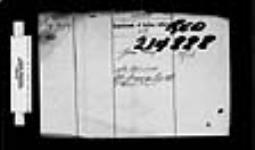 GORE BAY AGENCY - APPLICATION OF LOUIS C. VAN VLECK TO PURCHASE LOTS 23 AND 24, CON. 5, BARRIE ISLAND 1899-1907