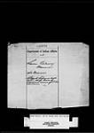 CARADOC AGENCY - CLAIM OF VICTORIA GOLDEN TO LAND OWNED BY THE LATE MRS. SAHKEEMAHQUA 1900