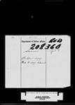 SARNIA AGENCY - ANNUITY INTEREST PAYMENTS TO THE CHIPPEWAS OF SARNIA 1899