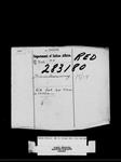 MANITOWANING AGENCY - APPLICATION OF WILLIAM A.P. GUY TO PURCHASE LOT 30, CON. 4, IN ALLAN TOWNSHIP 1905-1910