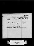 MANITOWANING AGENCY - CANCELLATION OF SALES OF LOTS 18 AND 19, CON A IN THE TOWNSHIP OF CARNARVON 1913-1916