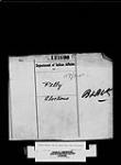 CORRESPONDENCE RELATING TO ELECTIONS IN THE PELLY AGENCY 1897-1912
