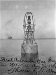 First automatic gas buoy in service 26 Aug. 1904.