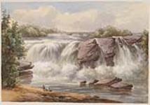Falls of Indian Lorette, Canada East / Les chutes de la Lorette indienne, au Canada-Est 1862-1864