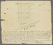 [Sketch showing the lots that Mr. Geo. Price is willing to take in lieu of those now occupied by the Mr. Cochrane in the town plot of Brooke.] [cartographic material] [1875]