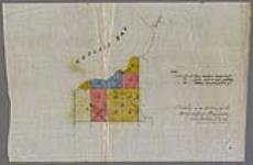 Tracing of a portion of the Township of Pennefather [showing in the blue the lots sold to J. Kelly] [cartographic material] [1874]