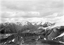 Direction 150 at Station 247; Tributaries to Jackpine valley, centre and left; Mts. West of Jackpine valley 1923