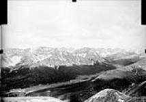 Southwest view at Station 7-4, looking down valley of Mawitch Creek 1927