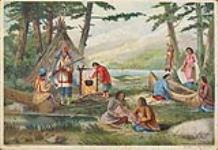 A Merry Christmas: Indian Camp [between 1880-1884]