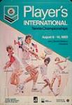 Poster of Player's International Tennis Championships, Jarry Tennis Stadium, Montreal August 6-14, 1983.