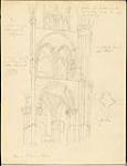 Église Notre-Dame de Châlons-sur-Marne; clair étage, triforium et arcade Printemps 1877.