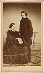 Napoleon Bourassa et sa femme, Azélie Papineau 1860-1864.