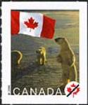 [Polar bears near the Arctic Circle in Churchill, Manitoba] [philatelic record] [16 Nov. 2006.]