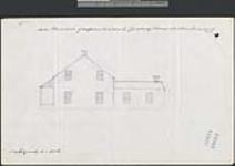 Side elevation of Superintendent's dwelling house at Manitowaning [architectural drawing] [1883]