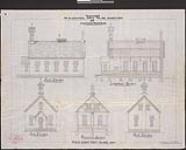 [Caradoc Reserve no. 42]. Drawings of a council hall to be erected at Caradoc Reserve [architectural drawing] [1886]
