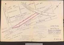 [Sarnia Reserve no. 45]. Land plan in accordance with R.S.O. 1927, Chap. 54. Sec. 59, Subsec. 2, being part of river lots 22, 23 & 24, (Sarnia Indian Reserve), Township of Sarnia, County of Lambton portion coloured red required for the public purposes of the Province of Ontario [cartographic material] / John E. Jackson, Ontario Land Surveyor 1935.