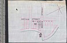 [Sketch showing various lots on Arthur Street, Manitowaning] [cartographic material] [1884]