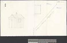[Plan of a water closet and a ditch to be constructed at the Miller's residence, Tuscarora Township] [architectural drawing] [1885]