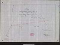 Plan of the land required for the right of way of the Baie des Chaleurs Railway Co. across the Indian Reserve at Cross Point in the County of Bonaventure, Province of Quebec [cartographic material] / C.A. Bélanger, Provincial Land Surveyor 1887(1888).