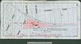[Sarnia Reserve no. 45]. Diagram of part of Indian reservation in the township of Sarnia to be acquired by the St. Clair Tunnel Company [cartographic material] 1888.
