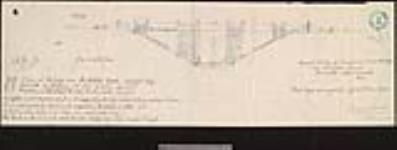 Rough plan of proposed new bridge over Bitobee Creek, township Maniwaki Que. [technical drawing] [1889]