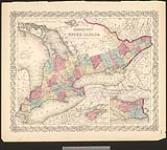 Canada West or Upper Canada [cartographic material] [between 1859-1862].