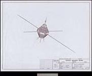 ISIS "B" Spacecraft, Pictorial View [technical drawing] 9.3.1970.