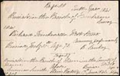 Copy of burial record of Richard Drinkwater, Sussex 1841