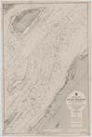 River St. Lawrence - south traverse. [Ile aux Coudres to Goose Island] [cartographic material] / surveyed by Staff Commander W.F. Maxwell R.N.; assisted by Staff Commanders F.W. Jarrad, W.N. Goalen and P.H. Wright R.N., 1885-7 10 Aug. 1909.