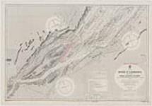 River St. Lawrence (below Quebec). Goose Island to Quebec [cartographic material] / surveyed by Staff Commr. W. F. Maxwell, assisted by Staff Commrs. F.W. Jarrad, W.N. Goalen & P.H. Wright, R.N., 1885-8 2 Aug. 1890, Aug. 1927.