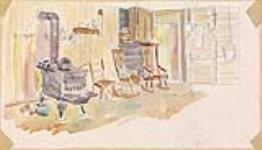 Wood Stove and Rocking Chairs 1929-1942