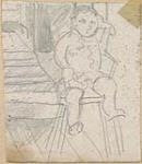 Young boy seated in chair at the Aquilas ca. 1929