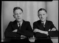 Mrs. Arthus Mackey and Arthur and Gordon (twins) December 12, 1936