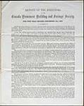Savings and loans companies - annual reports 1860-1878