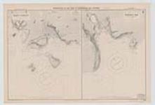Harbours on the coast of Labrador and Quebec. Blanc Sablon [and] Forteau Bay [cartographic material] / surveyed by Staff Commander W.F. Maxwell R.N., assisted by Staff Commanders F.W. Jarrad & P.H. Wright R.N., 1890 16 Nov. 1891, 1950.
