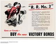 "R. R. No. 3" Come on Canada - Buy the new Victory Bonds 1942.