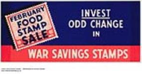 Invest Odd Change : war savings stamps drive n.d.