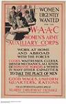 Women Urgently Wanted for the W.A.A.C 1914-1918